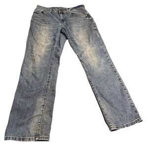 AXEL Men's Slim Straight Jeans Blue Denim W30 L32‎ Classic Fit Casual Style